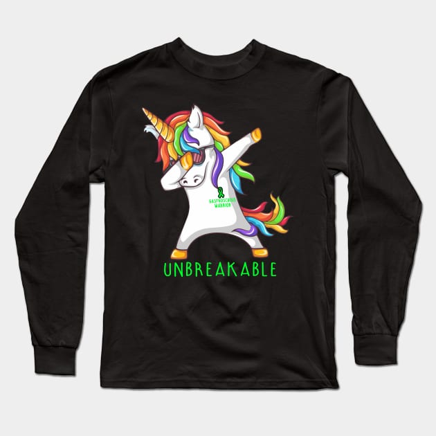 GASTROSCHISIS Warrior Unbreakable Unicorn Dabbing Long Sleeve T-Shirt by ThePassion99